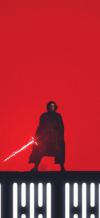 Fond d'écran iPhone Kylo Ren Star Wars The Last Jedi Fan Art 5k