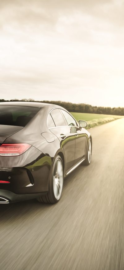 Fond d'écran Mercedes Benz CLS 400 D AMG 4k sur iPhone