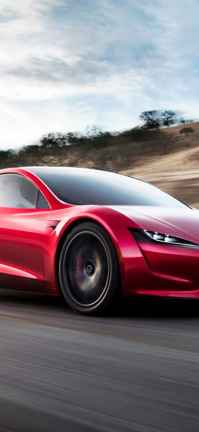 Fond d'écran iPhone Tesla Roadster 4k