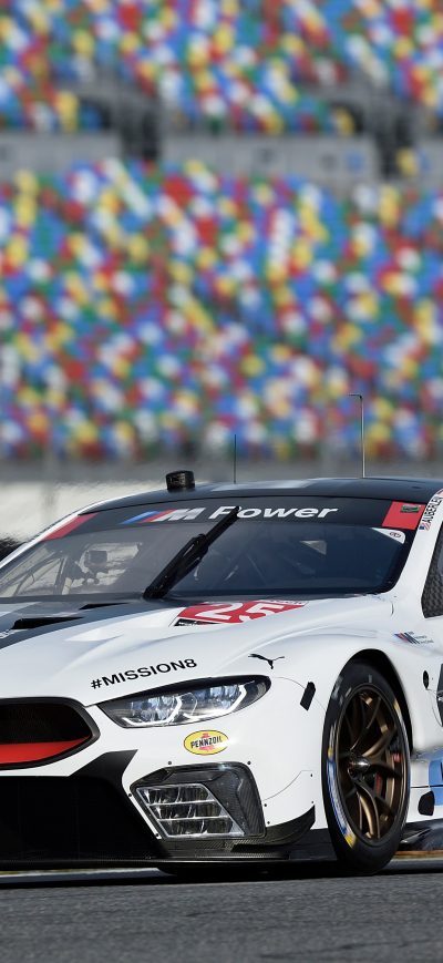 Fond d'écran iPhone Bmw M8 Gte 2018 On Track