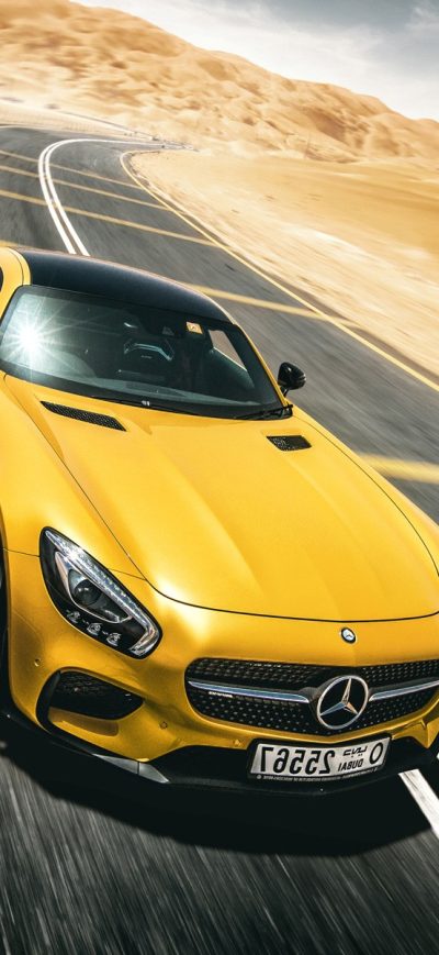 Fond d'écran Mercedes Benz Amg GT S sur iPhone