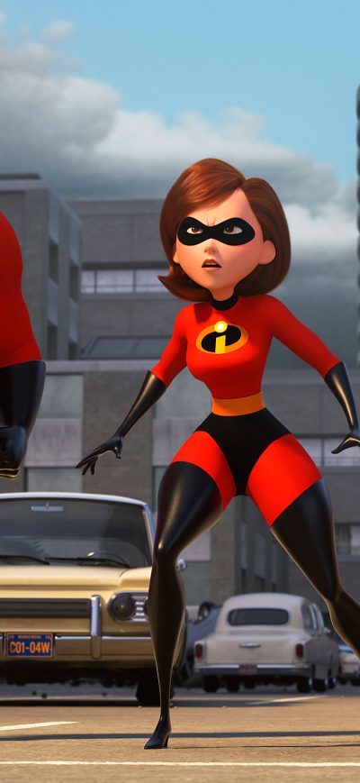 Fond d'écran iPhone Mr Incredible Elastigirl Violet Parr And Dash In The Incredibles 2 2018