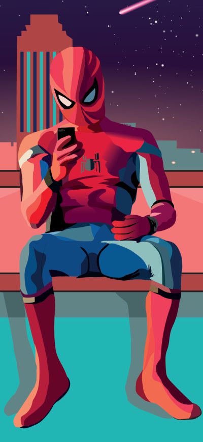 Fond d'écran iPhone Spiderman Digital
