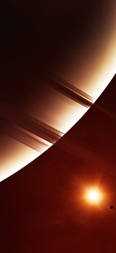 Fond d'écran iPhone Planets Ring 8k
