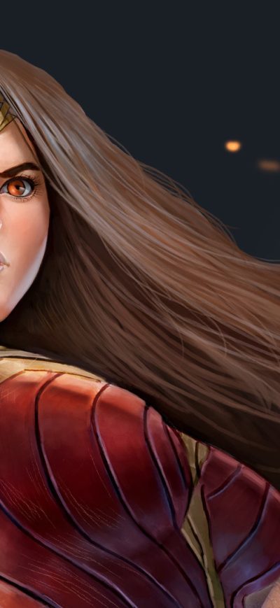 Fond d'écran iPhone Wonder Woman Fan Made Art