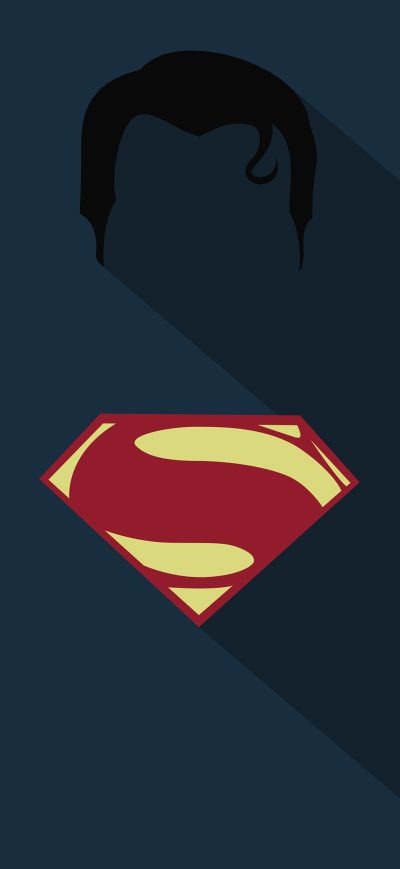 Fond d'écran iPhone Superman Minimalism Poster