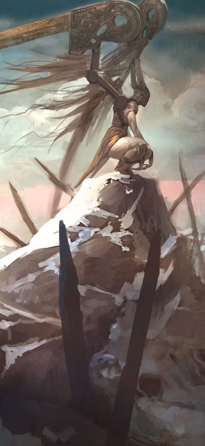 Fond d'écran iPhone God Of War 4 Artwork 4k