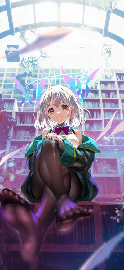 Fond d'écran iPhone Books Colors Anime Girl