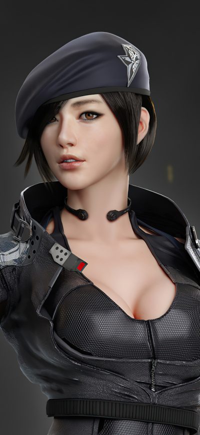 Fond d'écran iPhone Asian Commando Girl 4k