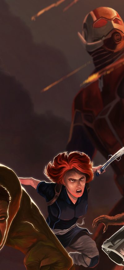 Fond d'écran iPhone Avengers Endgame Assemble Artwork 4k