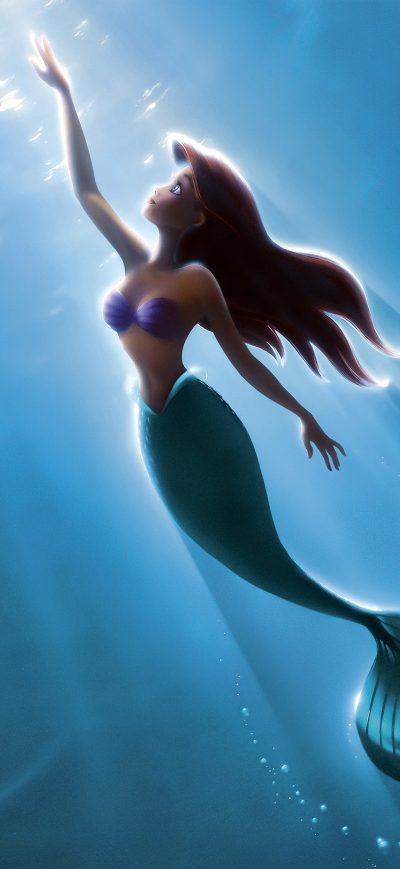 Fond d'écran iPhone The Little Mermaid 4k