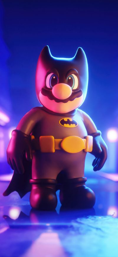 Fond d'écran iPhone BatMario