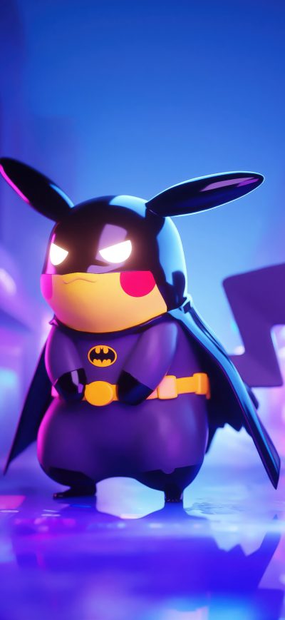 Fond d'écran iPhone Bat Pikachu