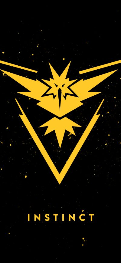 Fond d'écran iPhone Team Instinct Dark Background
