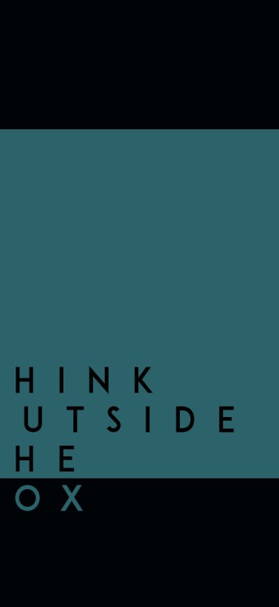 Fond d'écran iPhone Think Outside The Box HD
