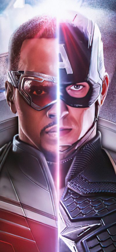 Fond d'écran iPhone Anthony Mackie Captain America 4k