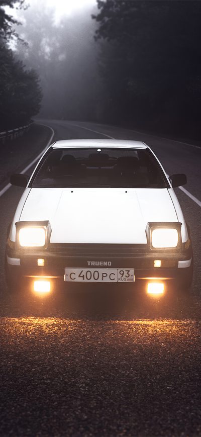 Fond d'écran Trueno AE86 4k sur iPhone