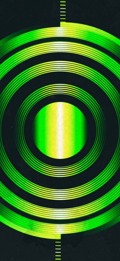Fond d'écran iPhone Green Abstract Circle 4k