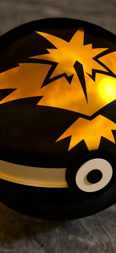 Fond d'écran Pokeball 4k sur iPhone
