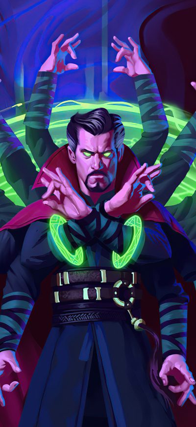 Fond d'écran iPhone Dr Strange Look Into The Eye 8k