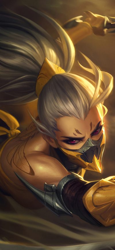 Fond d'écran iPhone Stinger Akali League Of Legends 2018