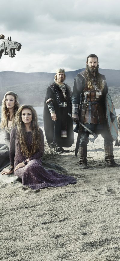 Fond d'écran iPhone Vikings Cast 5k