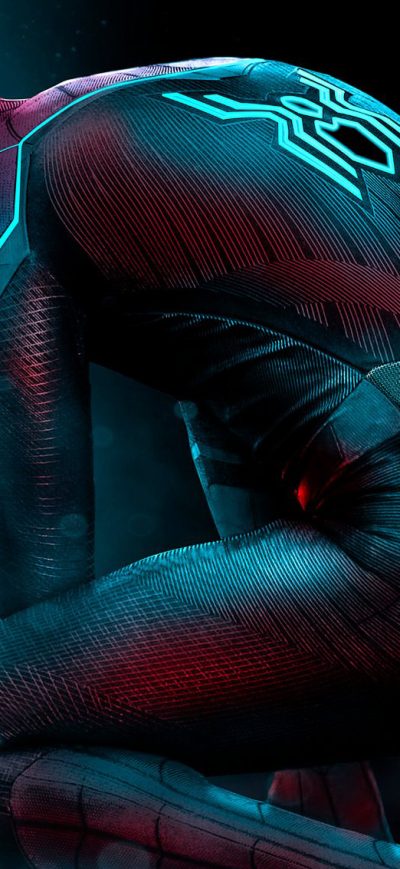 Fond d'écran iPhone Spiderman Far From Home Art