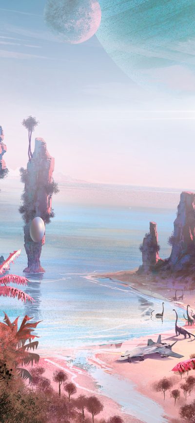 Fond d'écran iPhone No Mans Sky Arts