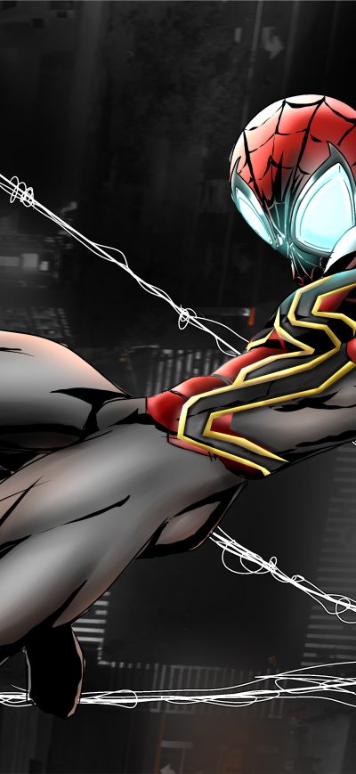 Fond d'écran iPhone Spiderman Cool Art 4k