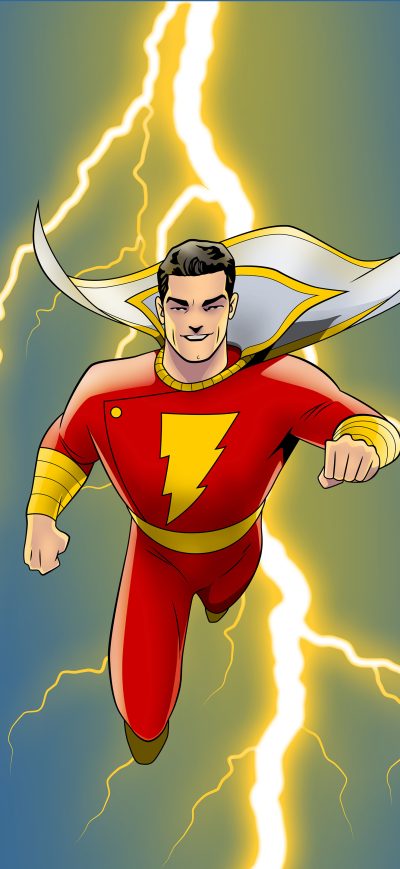 Fond d'écran Shazam Artwork 5k sur iPhone