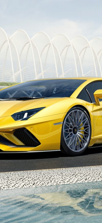 Fond d'écran 2017 Lamborghini Aventador S sur iPhone