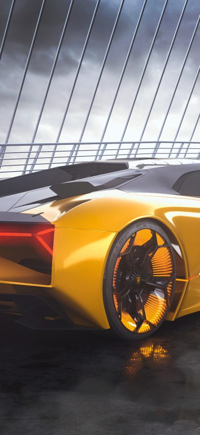 Fond d'écran iPhone Lamborghini Terzo Millennio 4k 2019