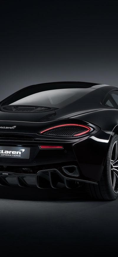 Fond d'écran iPhone McLaren 570GT MSO Black Collection 2018 Rear