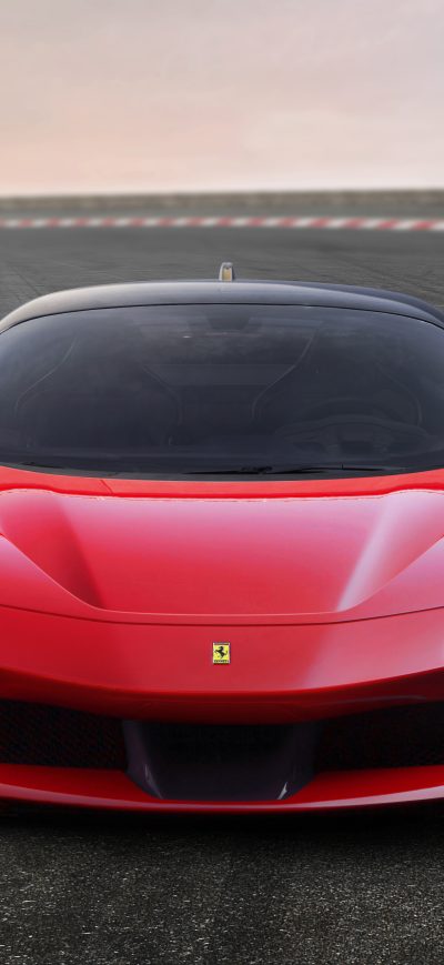 Fond d'écran iPhone Ferrari SF90 Stradale Assetto Fiorano 2019 Front View