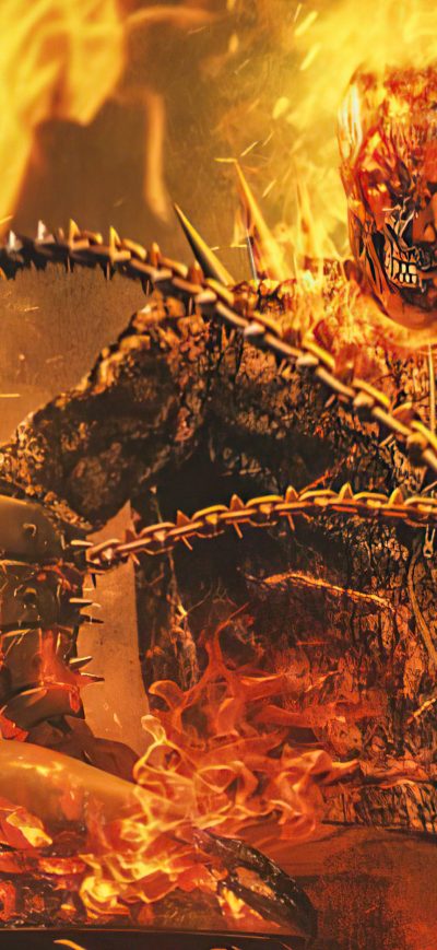 Fond d'écran iPhone Keanu Reeves As Ghost Rider 4k