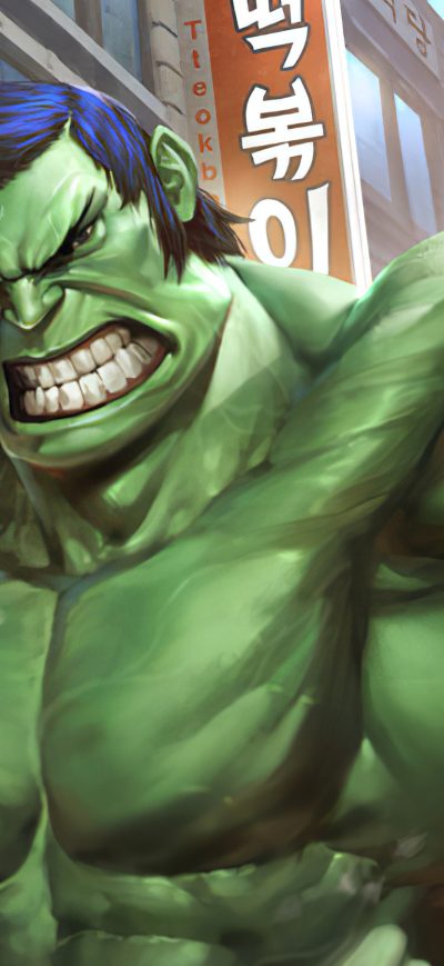 Fond d'écran iPhone Hulk Outside