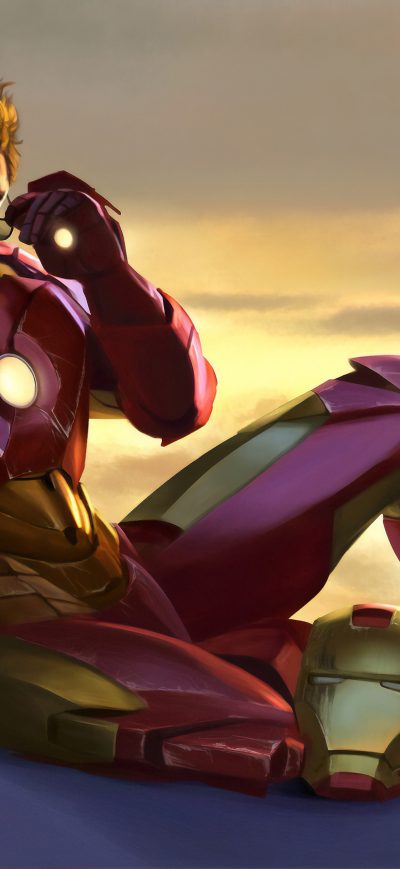 Fond d'écran iPhone 4k New Iron Man Art