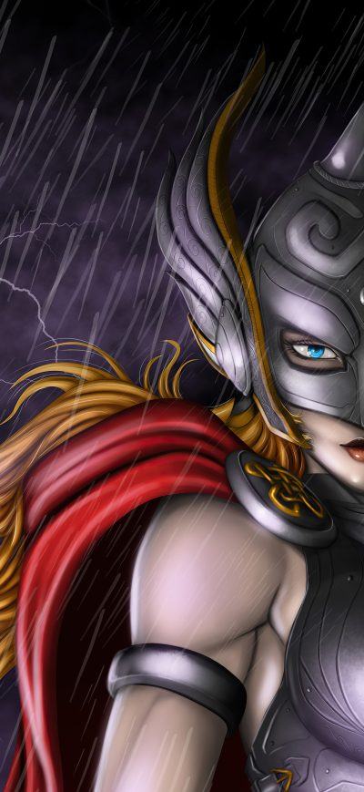Fond d'écran iPhone Jane Foster Fanart 5k