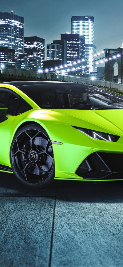 Fond d'écran iPhone Lamborghini Huracan EVO Fluo Capsule 4k