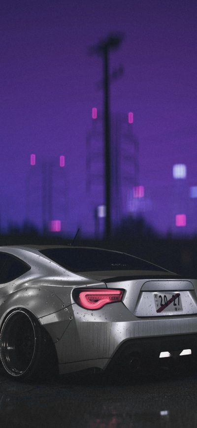 Fond d'écran iPhone Purple Night Nfs Ride 4k