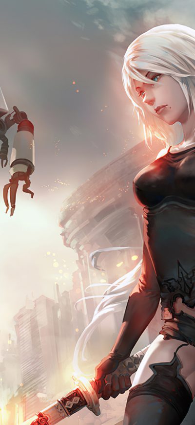 Fond d'écran iPhone 2b Nier HD Art