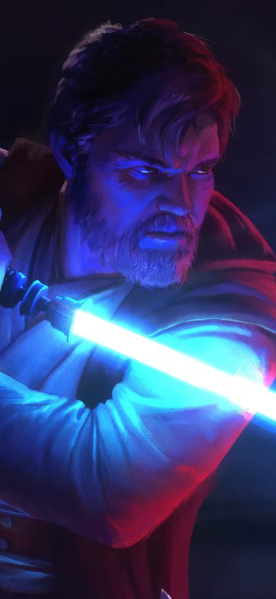 Fond d'écran iPhone Obi Wan Kenobi 4k Artwork