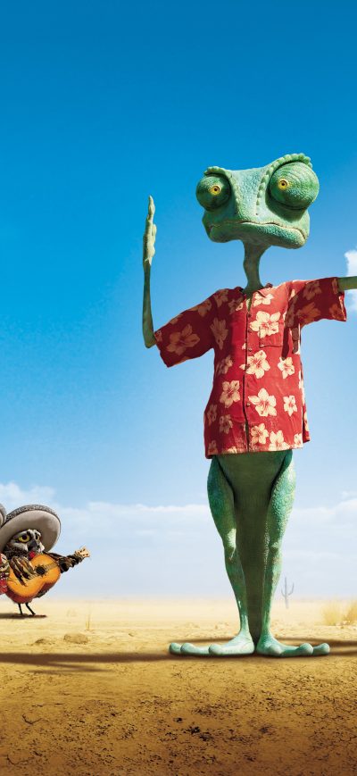 Fond d'écran Rango 5k sur iPhone