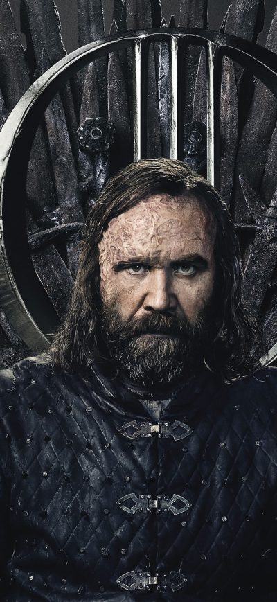 Fond d'écran iPhone Sandor Clegane Hound Game Of Thrones Season 8 Poster