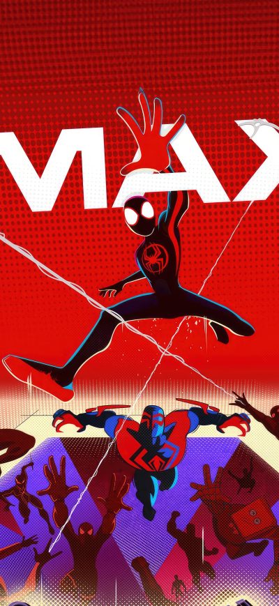 Fond d'écran iPhone Spiderman Across The Spider Verse Imax Poster