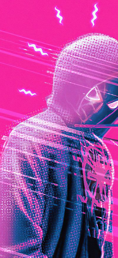 Fond d'écran iPhone Spiderman Miles Art 4k