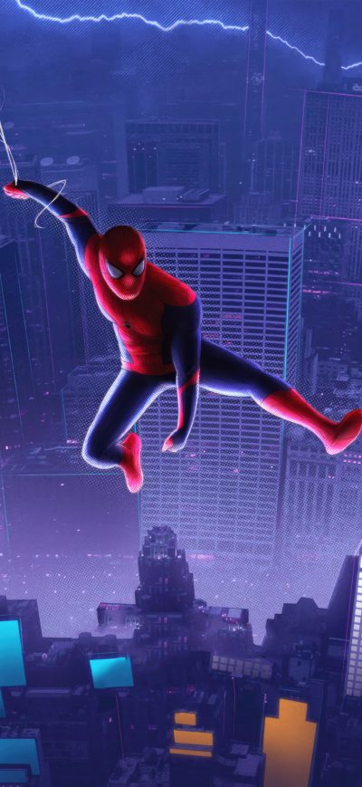 Fond d'écran iPhone 2023 Spider Man No Way Home Art