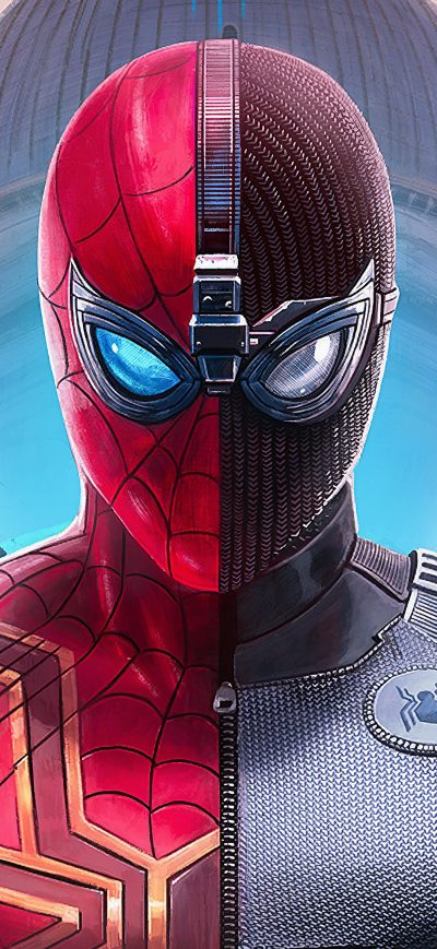 Fond d'écran iPhone Spiderman Far From Home Suit