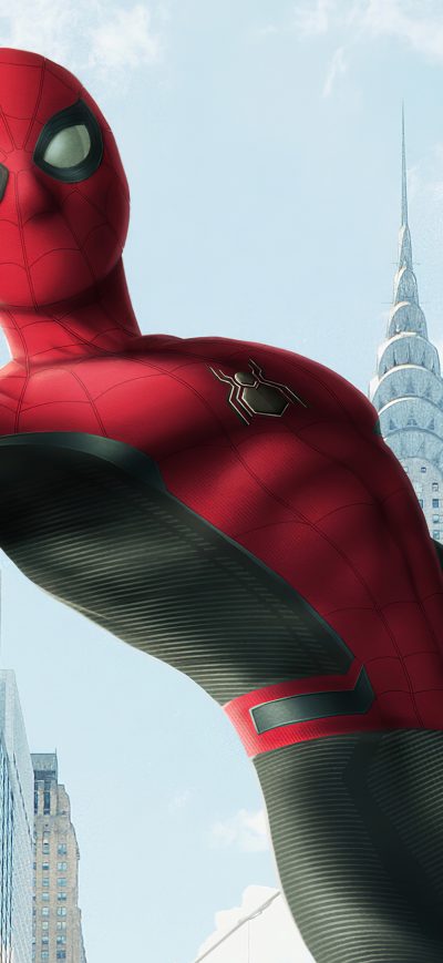 Fond d'écran Spidey All The Way sur iPhone