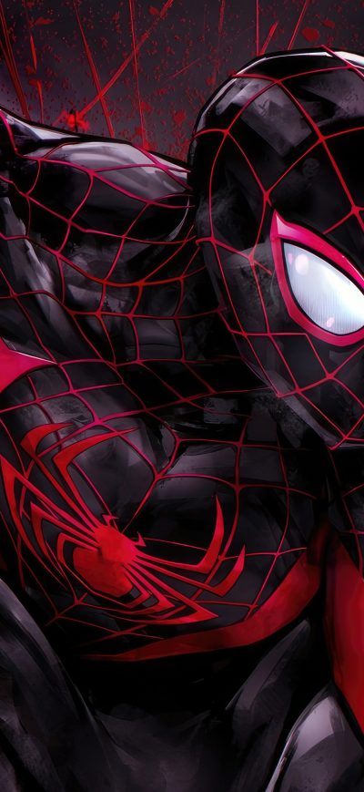 Fond d'écran iPhone Marvels Miles Morales Spider Man